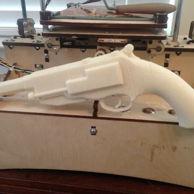 Mô hình súng lục ổ xoay Revolver in 3D tuyệt đẹp