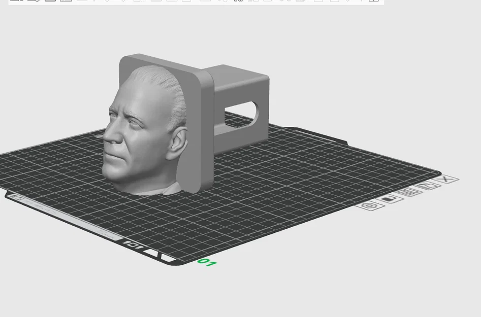 Mô hình nắp đậy thanh kéo xe hình Joe Biden in 3D độc đáo - Image 1