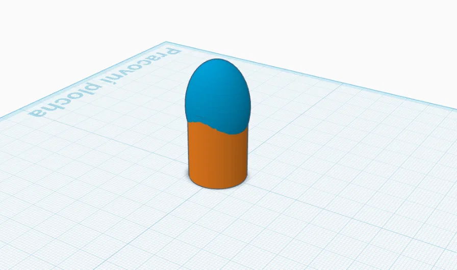 Mô hình viên đạn trang trí 3D đơn giản và tinh tế - Image 3