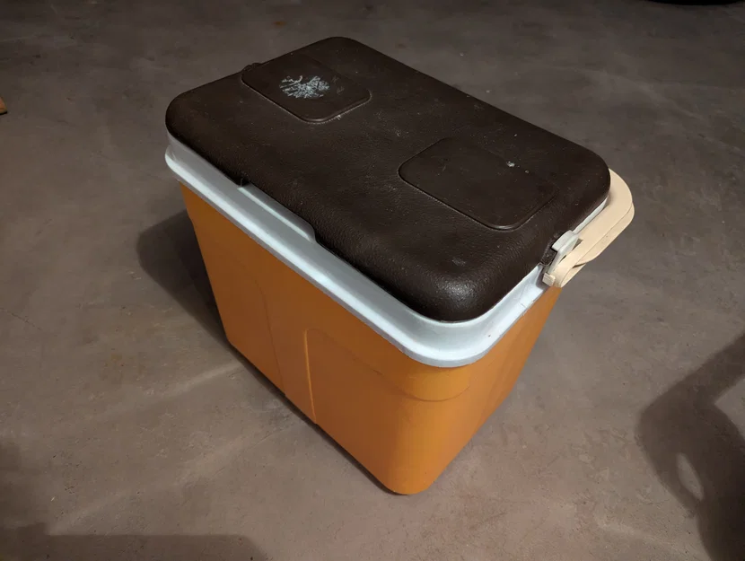 Ngàm khóa nắp thùng giữ nhiệt Curver cổ điển - Phụ tùng sửa chữa 3D - Image 3