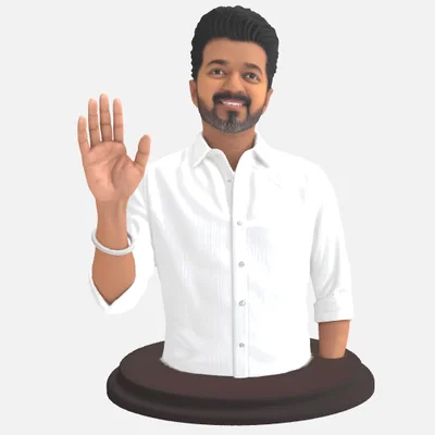 Mô hình diễn viên Vijay in 3D sắc nét - Thỏa đam mê sưu tầm