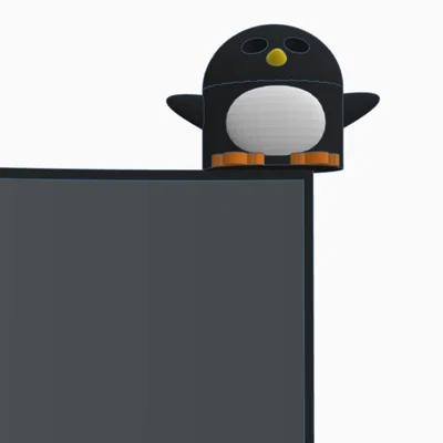 Mô hình chú chim cánh cụt trang trí màn hình máy tính xinh xắn