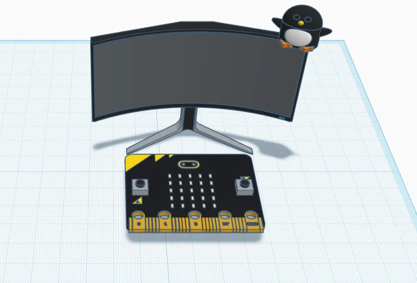 Mô hình chú chim cánh cụt trang trí màn hình máy tính xinh xắn - Image 2