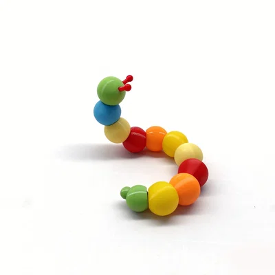Đồ chơi giáo dục: Sâu bướm co giãn in 3D