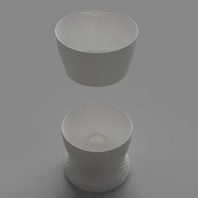 Chậu cây tự tưới (Size L) - Bộ sưu tập Hourglass