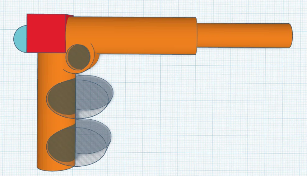 Mô hình súng đồ chơi tối giản - Dự án in 3D thú vị - Image 1