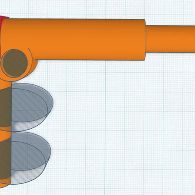 Mô hình súng đồ chơi tối giản - Dự án in 3D thú vị