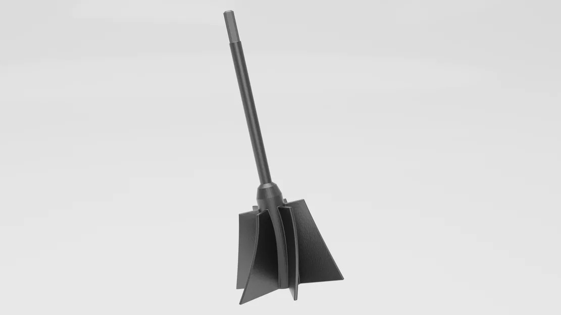 Dụng cụ khuấy sơn và resin gắn máy khoan - Tiện lợi cho xưởng DIY - Image 1