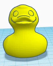 Mô hình chú vịt vàng (Duck) in 3D dễ thương trang trí bàn làm việc - Image 1