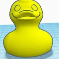 Mô hình chú vịt vàng (Duck) in 3D dễ thương trang trí bàn làm việc - Thumbnail 1