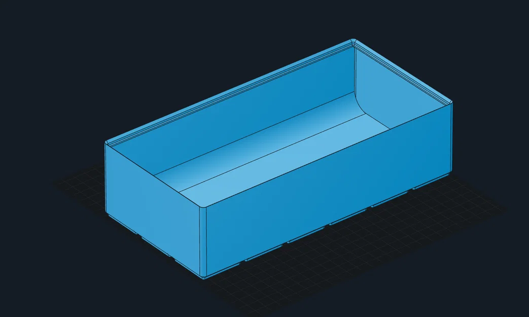 Hộp chứa đồ Gridfinity 6x9x9u Scoop Box tiện lợi cho bàn làm việc - Image 1