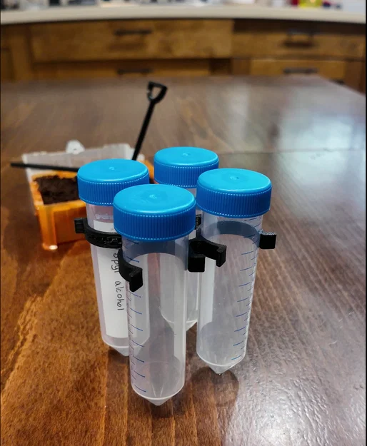 Giá đỡ 4 ống Falcon 50ml kiểu Snap-fit - Image 1