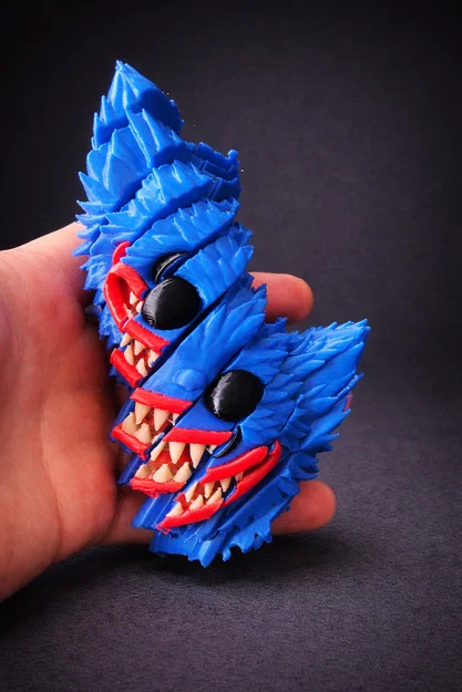 Quái Vật Xanh Fidget – Đồ Chơi Khớp Nối Co Giãn - Image 3