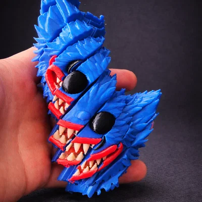 Quái Vật Xanh Fidget – Đồ Chơi Khớp Nối Co Giãn