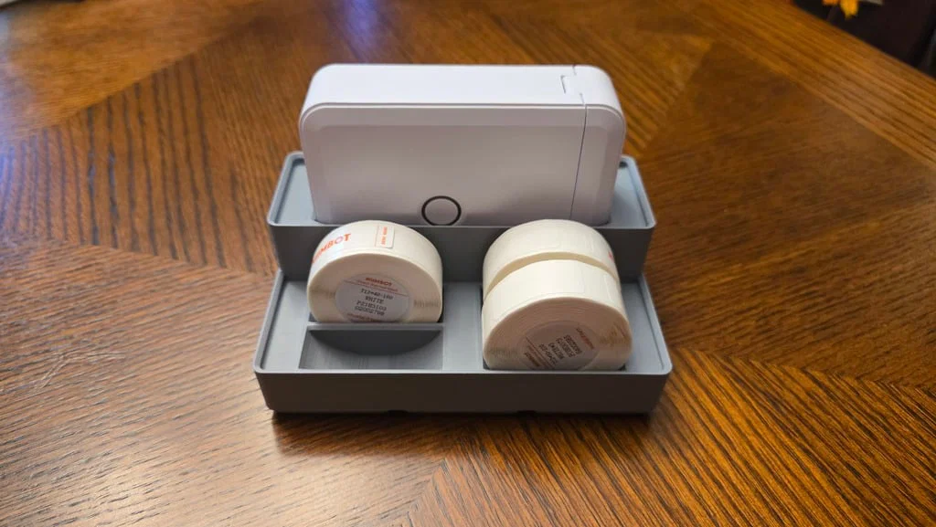 Khay đựng máy in nhãn Niimbot D110 bản nâng cấp (hệ Gridfinity) - Image 2