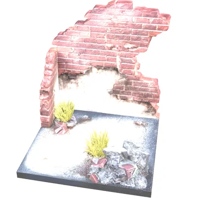 Mô hình tiểu cảnh Diorama phong cách hậu tận thế (Diorama Base)