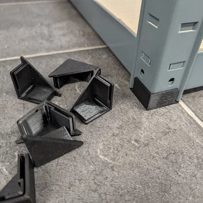 Chân đế bảo vệ cho kệ sắt kích thước 40mm x 40mm