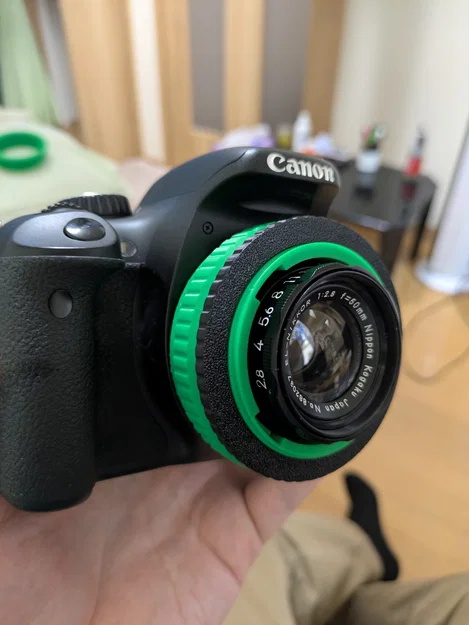 Ngàm chuyển đổi Canon EF sang Nikkor M39 (Thiết kế in 3D) - Image 1