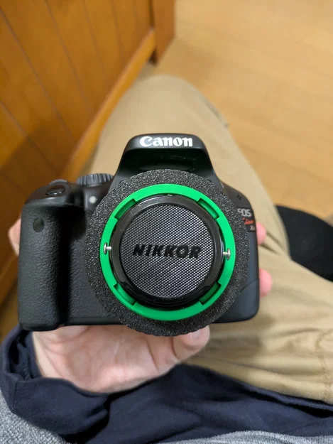 Ngàm chuyển đổi Canon EF sang Nikkor M39 (Thiết kế in 3D) - Image 2