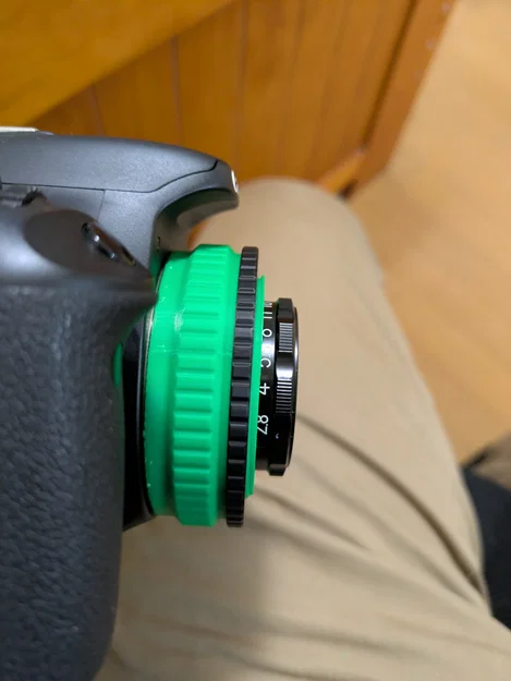 Ngàm chuyển đổi Canon EF sang Nikkor M39 (Thiết kế in 3D) - Image 3