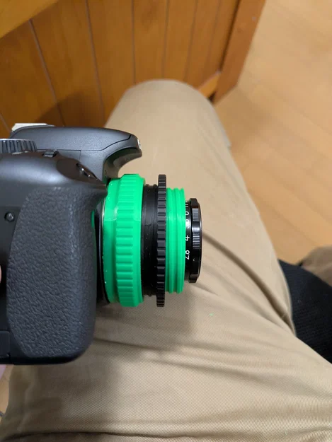 Ngàm chuyển đổi Canon EF sang Nikkor M39 (Thiết kế in 3D) - Image 4