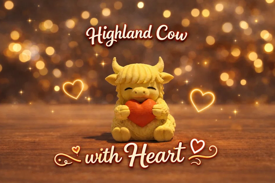 Chú bò Highland ấm áp ôm trái tim - Image 1