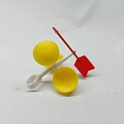 Mô hình đồng hồ đo tốc độ gió cho xe đạp – kèm 2 loại đế - 25mm