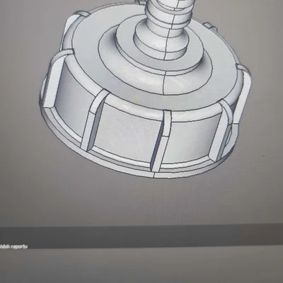 Đầu nối chuyển đổi vòi nước cho bồn chứa 1000L (3D Printing)