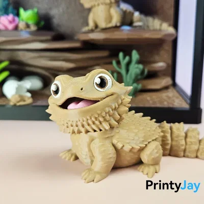 Bộ sưu tập mô hình Rồng và Kỳ nhông in 3D độc đáo