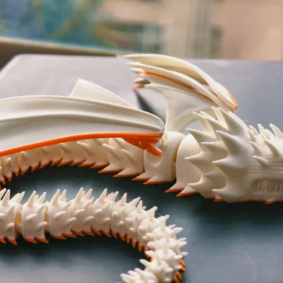 Bộ sưu tập mô hình Rồng và Kỳ nhông in 3D độc đáo