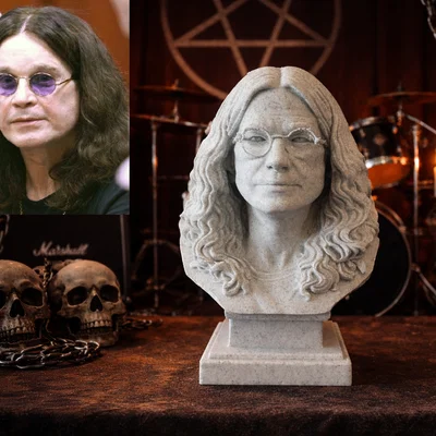 Tượng bán thân Ozzy (John Michael) Osbourne