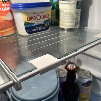 Kẹp cố định kệ tủ lạnh (Fridge Shelf Support) giúp kệ chắc chắn hơn