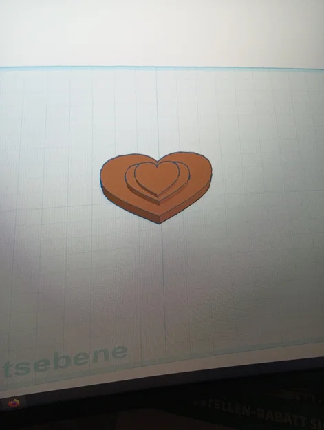 Mô hình trang trí Trái tim lồng Trái tim (Herz im Herz) in 3D - Image 1