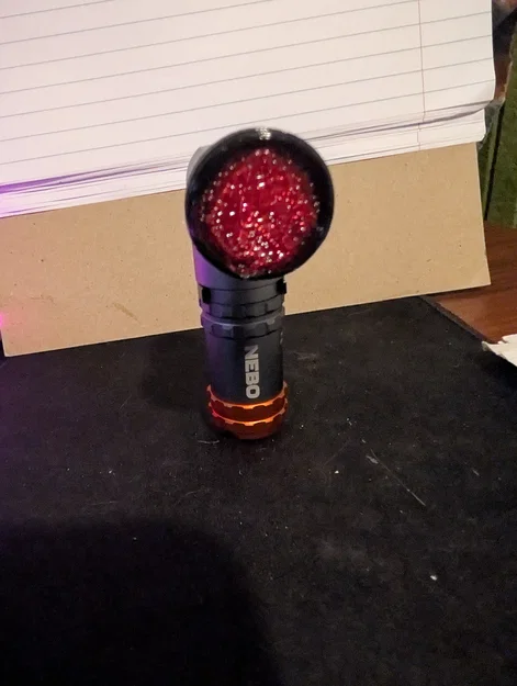 Bộ tán sáng đỏ cho đèn pin NEBO Franklin Swivel (In 3D) - Image 2