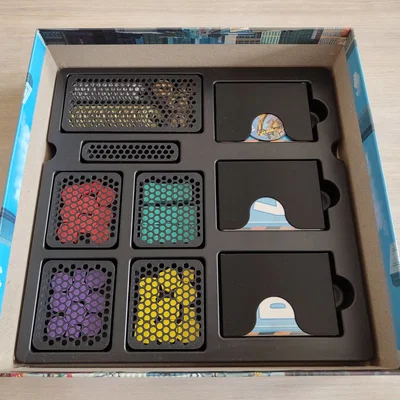 Bộ Khay / Hộp Tổ Chức Linh Kiện Cho Board Game Foundations of Metropolis