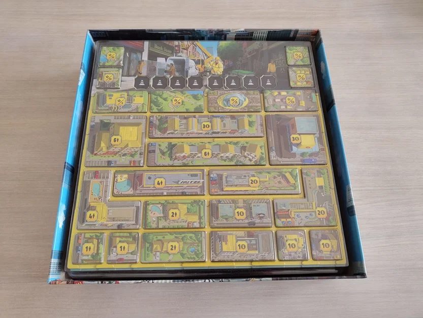 Bộ Khay / Hộp Tổ Chức Linh Kiện Cho Board Game Foundations of Metropolis - Image 3
