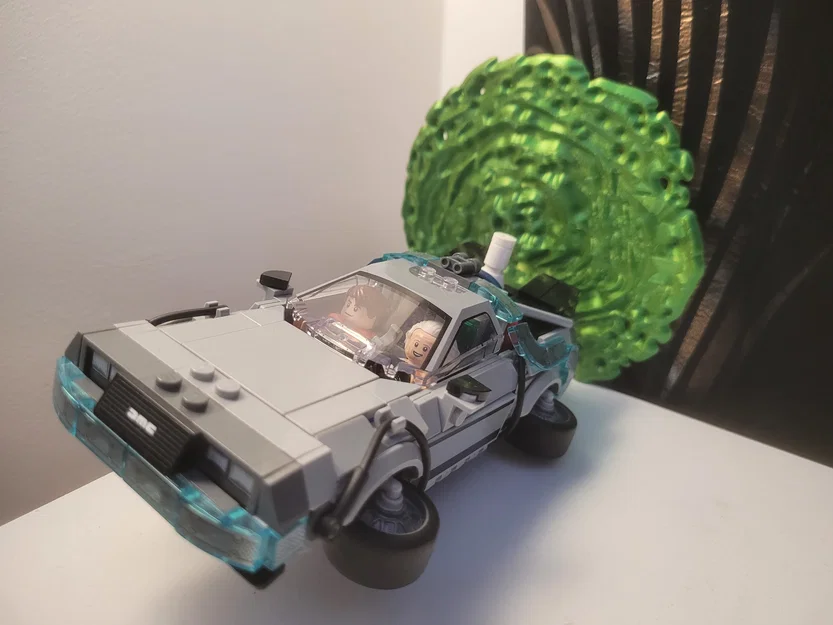 Giá đỡ cổng không gian 3D cho LEGO DeLorean 77256 - Image 2