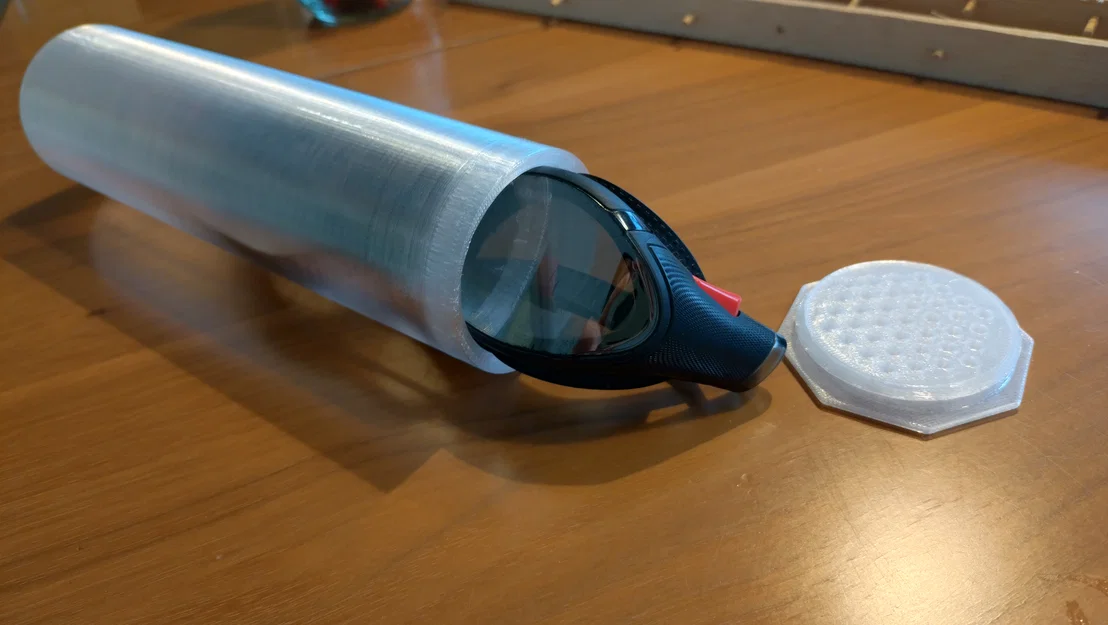 Hộp đựng kính bơi in 3D có nắp vặn và lỗ thông gió thông minh - Image 3