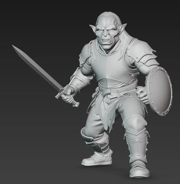 Mô hình chiến binh Uruk-hai (LotR) in 3D chi tiết - Image 2