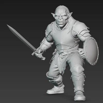 Mô hình chiến binh Uruk-hai (LotR) in 3D chi tiết