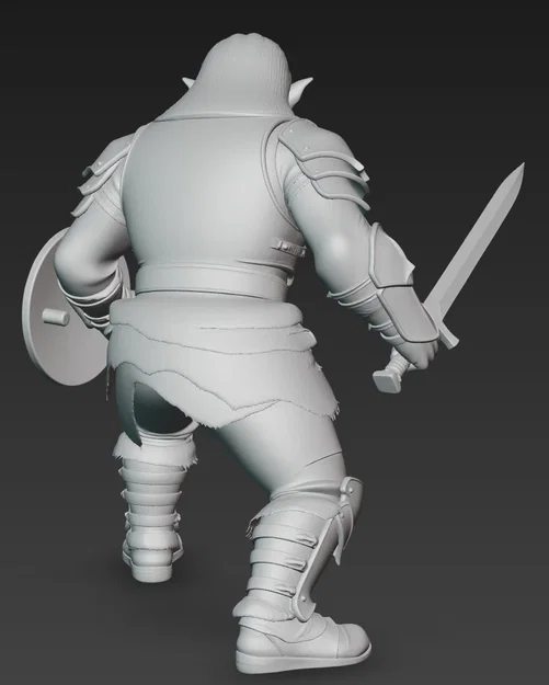 Mô hình chiến binh Uruk-hai (LotR) in 3D chi tiết - Image 3