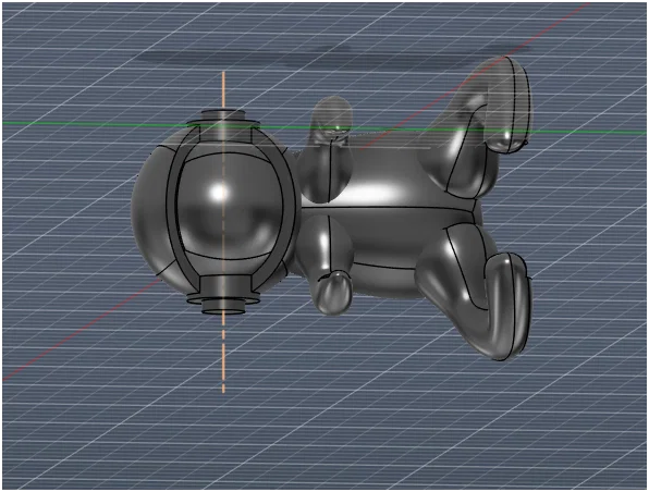 Móc khóa hình phi hành gia in 3D cực đáng yêu cho balo - Image 1