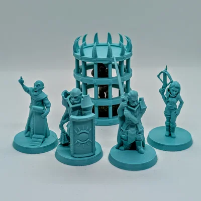 Mô hình Inquisitor guardian in FDM không cần support