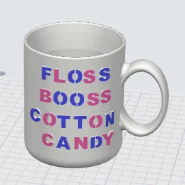 Ly Floss Boss thiết kế tùy chỉnh