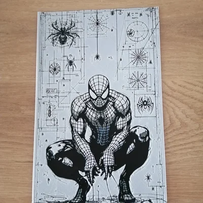 Mẫu tranh in 3D Hue Forge Spider-Man nghệ thuật siêu chi tiết