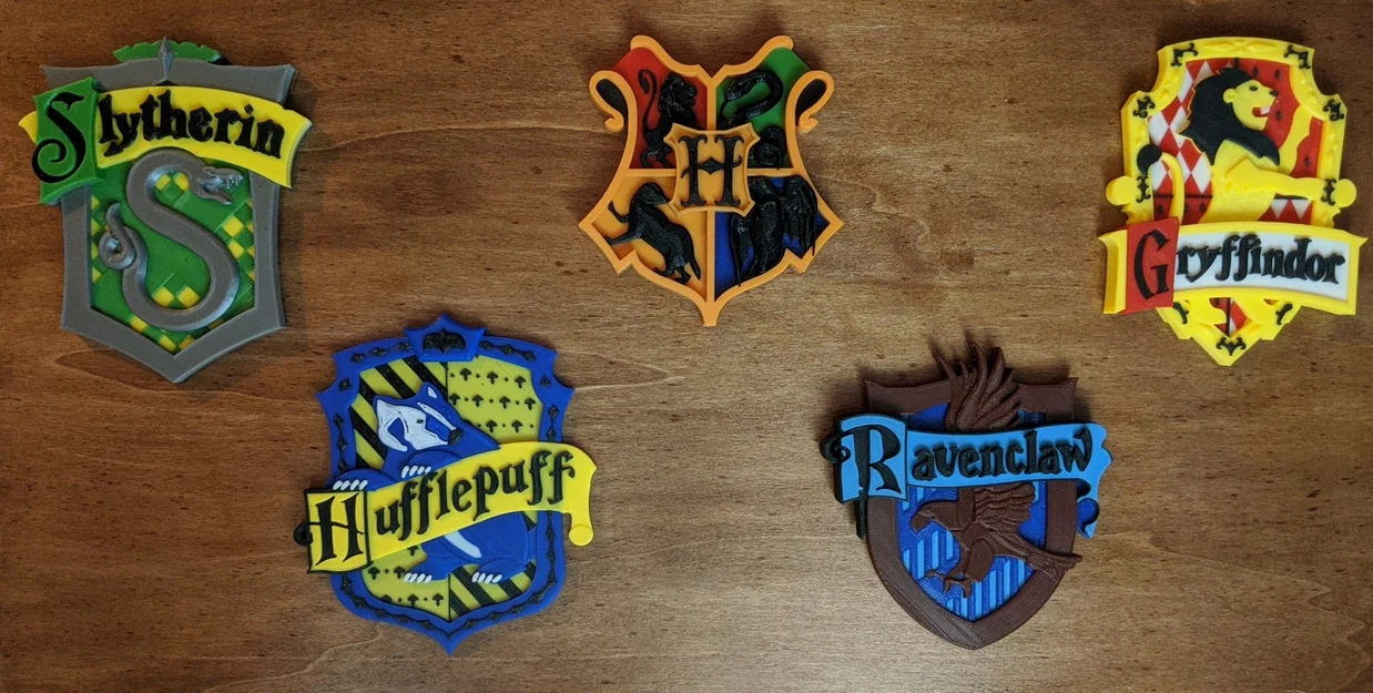 Mô hình huy hiệu Ravenclaw Harry Potter in 3D đa màu (MMU) - Image 2