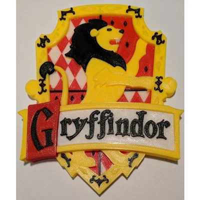 Mô hình khiên nhà Gryffindor Harry Potter in 3D đa sắc (MMU)
