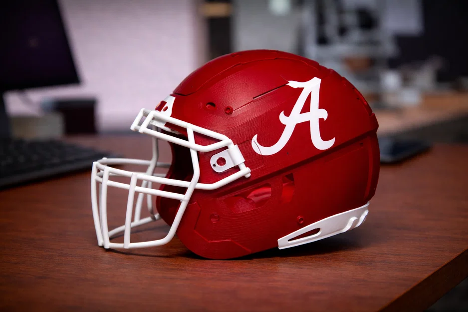 Mô hình Mũ bảo hiểm bóng bầu dục Alabama Crimson Tide - Kiểu F7 - Image 1