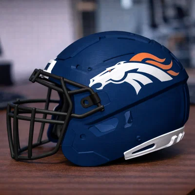 Mũ Bảo Hiểm Bóng Bầu Dục Denver Broncos - Kiểu F7