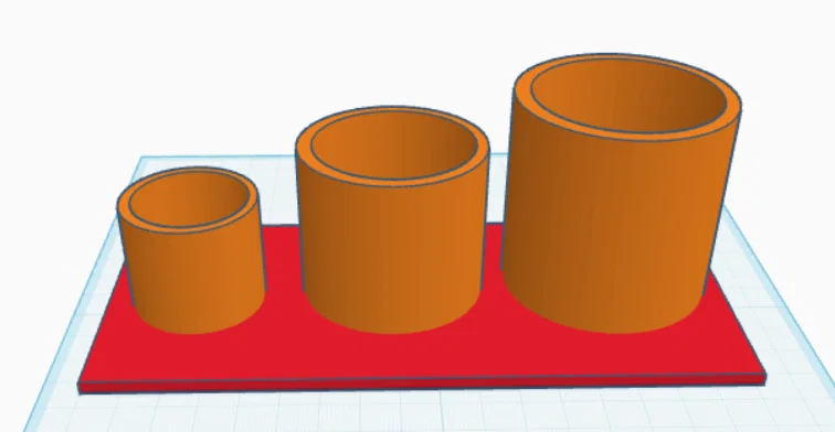 Bộ ống đựng bút, dụng cụ đa năng in 3D thông minh - Image 1